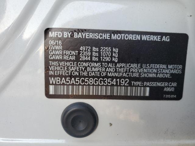 WBA5A5C58GG354192 BMW 528 I