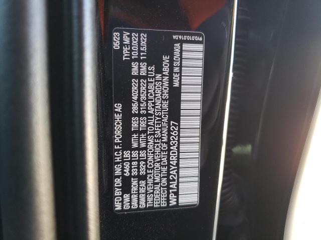 WP1AL2AY4RDA32627 Porsche CAYENNE S