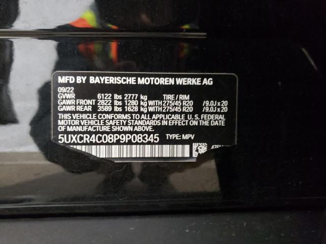 5UXCR4C08P9P08345 BMW X5 Sdrive 40i