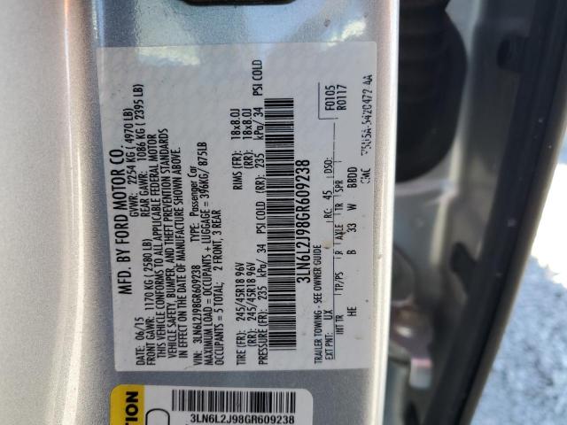 3LN6L2J98GR609238 Lincoln MKZ