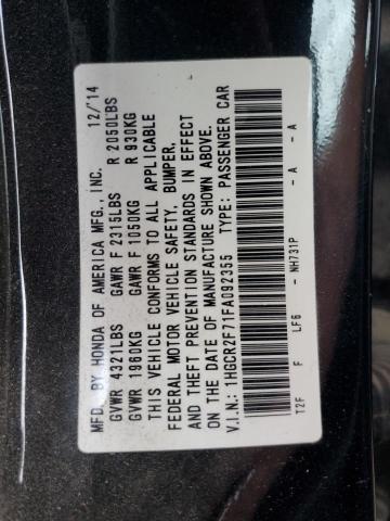 1HGCR2F71FA092355 Honda ACCORD EX