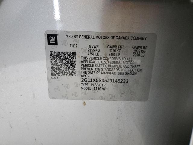 2G11X5S35J9145233 Chevrolet IMPALA LS