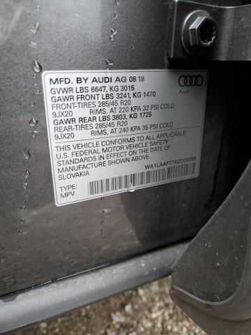 WA1LAAF77KD005593 Audi Q7 Premium Plus