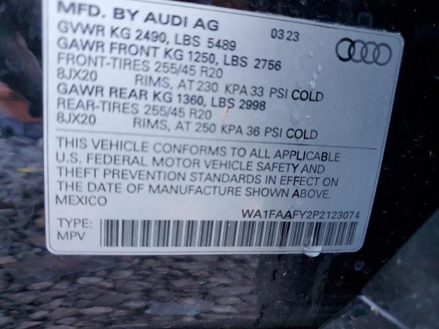 WA1FAAFY2P2123074 Audi Q5 Prestige 45