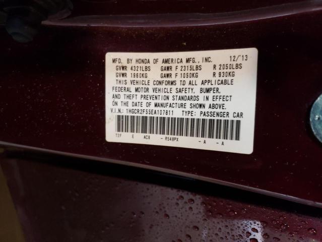 1HGCR2F55EA107811 Honda Accord Sport