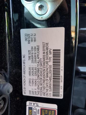 5J6RW1H85LL009165 Honda CR-V EXL