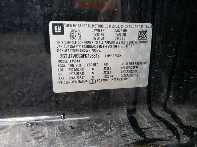 3GTU2WEC9FG198812 GMC Sierra K1500 Denali
