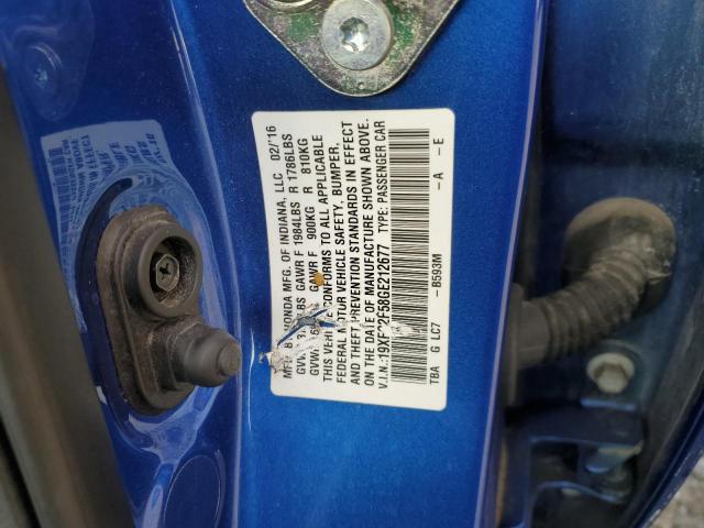 19XFC2F58GE212677 Honda Civic Lx