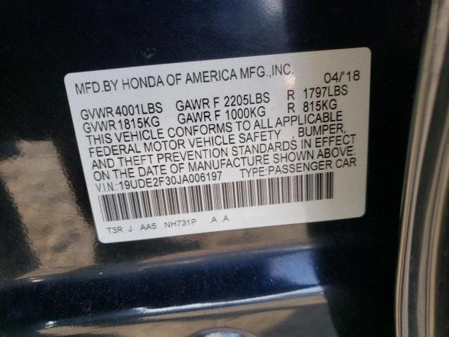 19UDE2F30JA006197 Acura Ilx Base Watch Plus