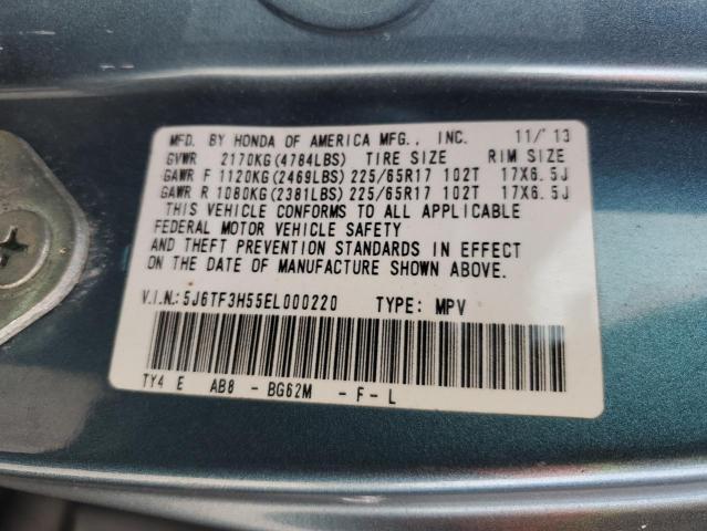 5J6TF3H55EL000220 Honda Crosstour Exl