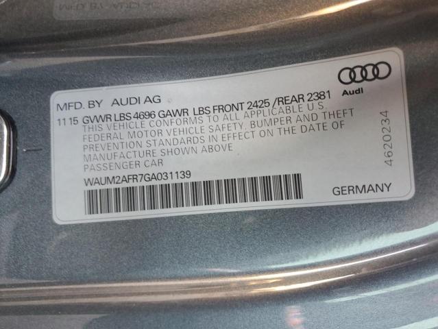WAUM2AFR7GA031139 Audi A5 Premium Plus S-line