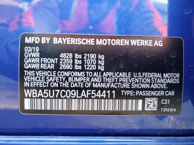 WBA5U7C09LAF54411 BMW M340I