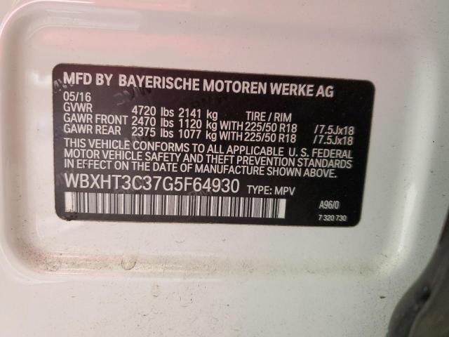WBXHT3C37G5F64930 BMW X1 Xdrive28i