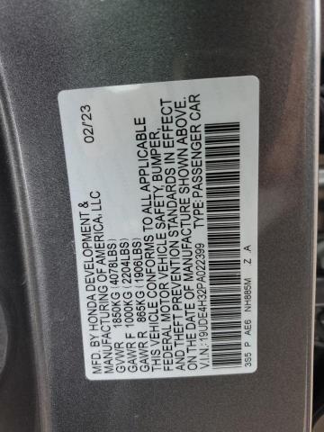 19UDE4H32PA022399 Acura Integra A-spec