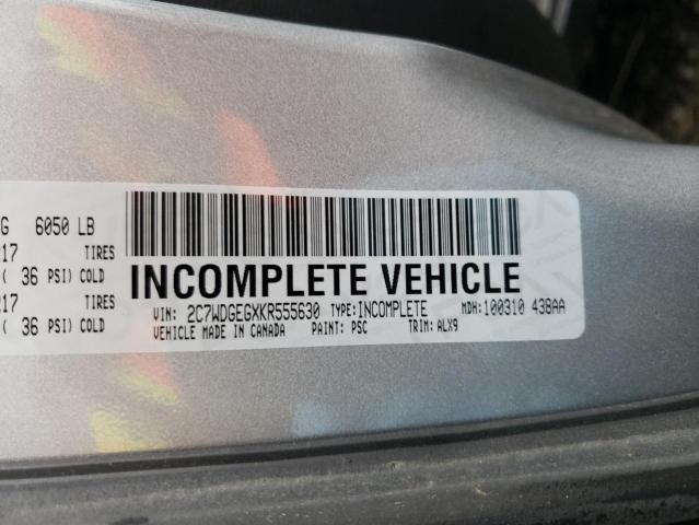 2C7WDGEGXKR555630 Dodge Grand Caravan Gt