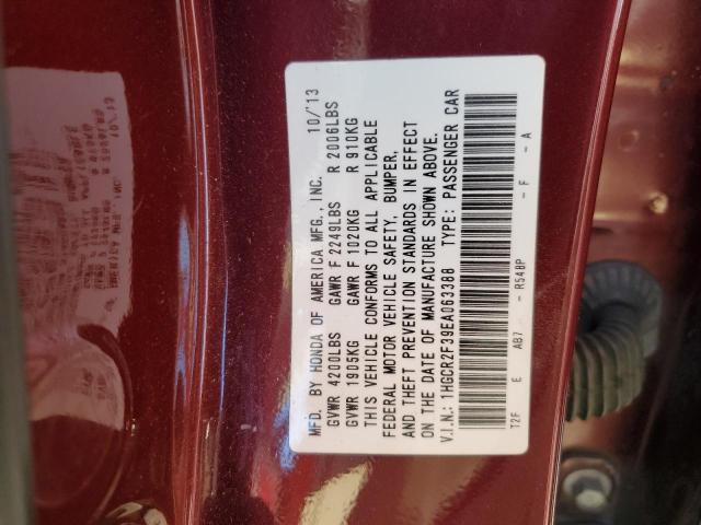 1HGCR2F39EA063388 Honda ACCORD LX