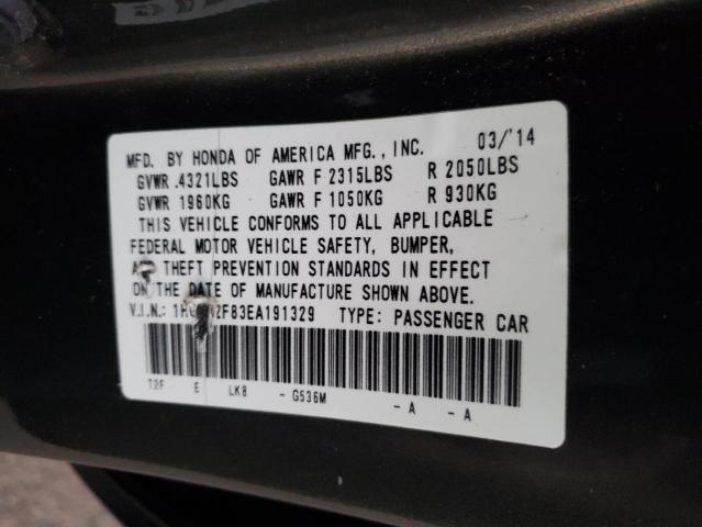 1HGCR2F83EA191329 Honda ACCORD EXL