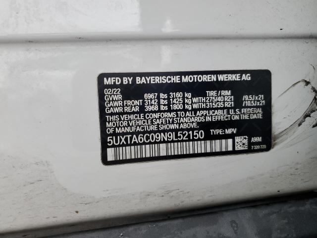 5UXTA6C09N9L52150 BMW X5 Xdrive45e