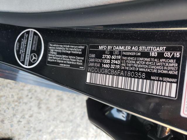 WDDUG8CB6FA180358 Mercedes-Benz S 550