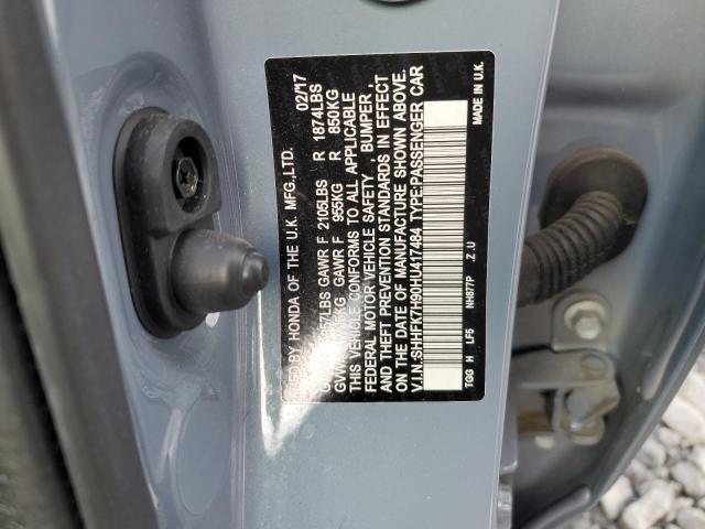 SHHFK7H90HU417484 Honda Civic Sport Touring