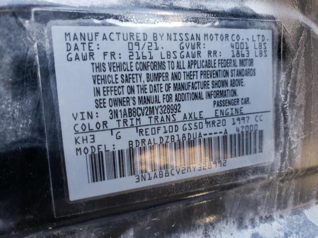 3N1AB8CV2MY328992 Nissan SENTRA SV