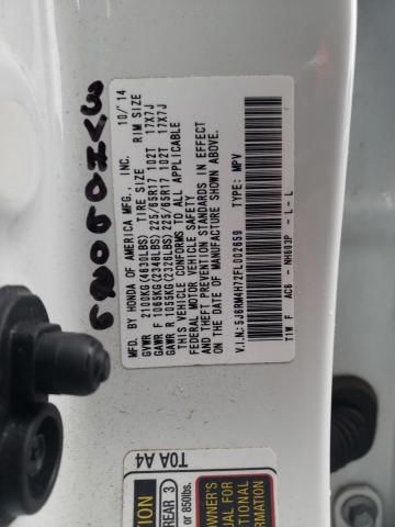 5J6RM4H72FL002659 Honda CR-V EXL