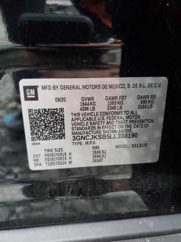 Chevrolet TRAX LS 2020 3GNCJKSB5LL338190 Image 12