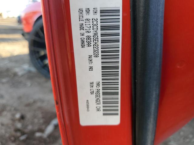 2C3CDYAG5EH223220 Dodge Challenger Sxt