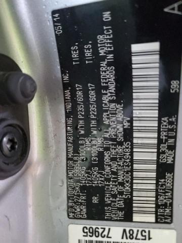 5TDKK3DC1ES494835 Toyota SIENNA LE