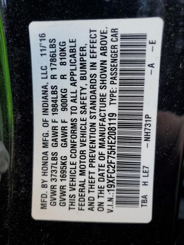 19XFC2F75HE208119 Honda CIVIC EX