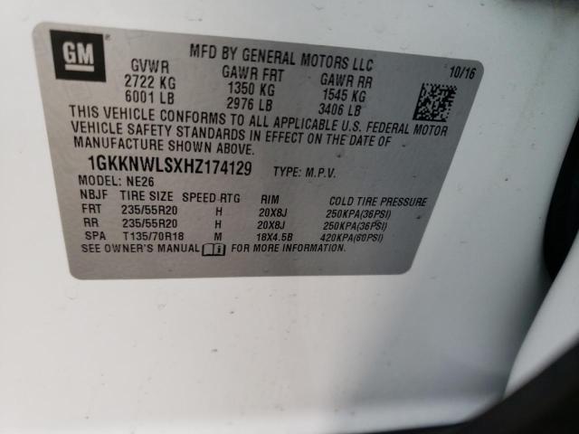 1GKKNWLSXHZ174129 GMC Acadia Slt-2