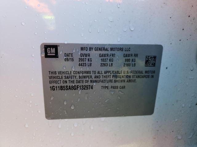 1G11B5SA8GF132974 Chevrolet Malibu Limited Ls