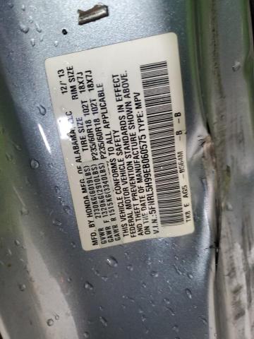 5FNRL5H99EB060575 Honda Odyssey Touring