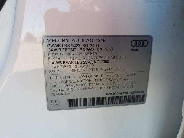 WA1C2AFP8HA089835 Audi Q5 PREMIUM