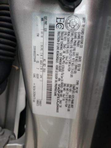 1FADP3FE3JL296865 Ford FOCUS SE