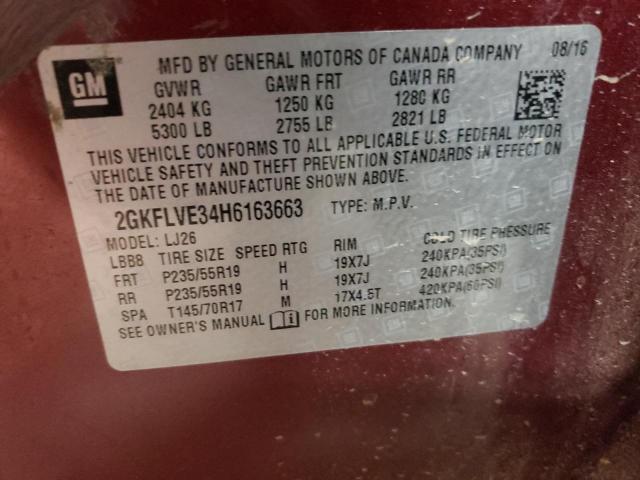 2GKFLVE34H6163663 GMC Terrain Denali