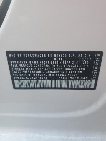 3VWDB7AJ8JM219019 Volkswagen JETTA SE
