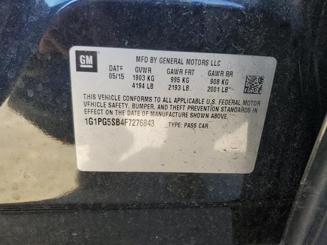 1G1PG5SB4F7276843 Chevrolet CRUZE LTZ