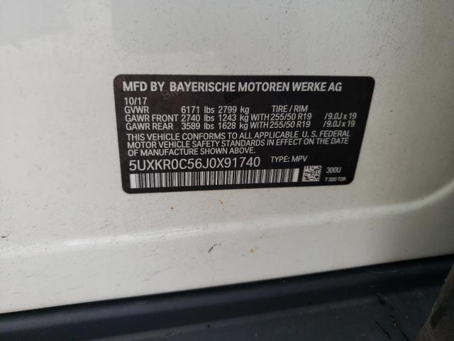 5UXKR0C56J0X91740 BMW X5 Xdrive35i