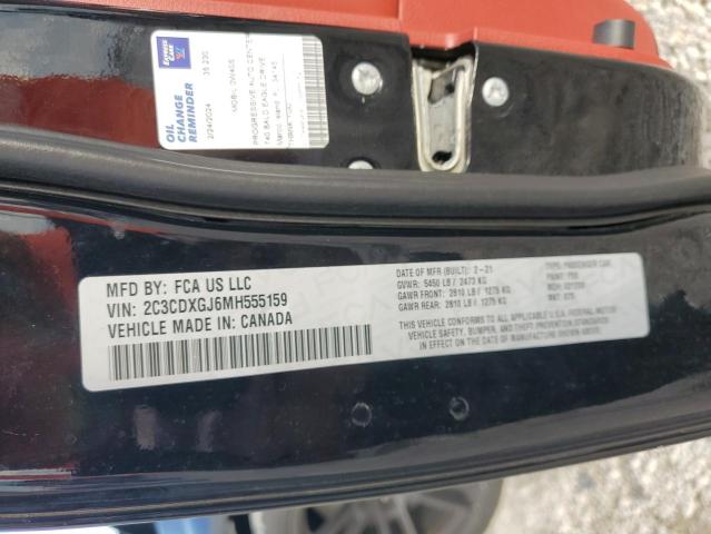 2C3CDXGJ6MH555159 Dodge Charger Scat Pack