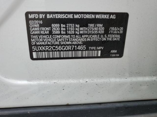 5UXKR2C56G0R71465 BMW X5 Sdrive35i