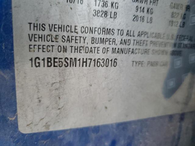 1G1BE5SM1H7163016 Chevrolet CRUZE LT