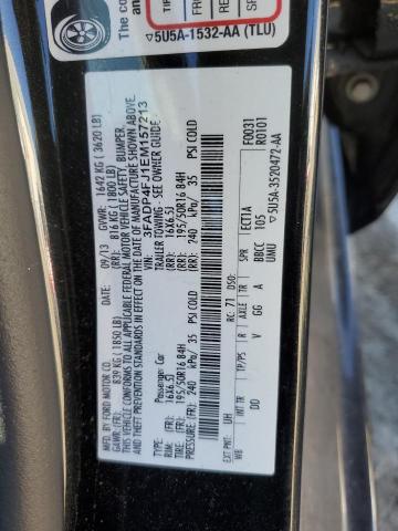 3FADP4FJ1EM157213 Ford Fiesta Titanium