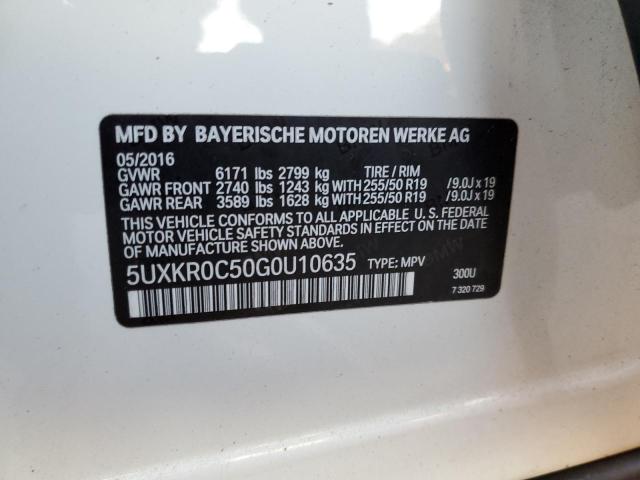 5UXKR0C50G0U10635 BMW X5 Xdrive35i