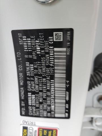 JHMZC5F34JC004578 Honda Clarity Touring