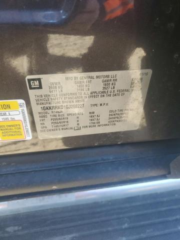 1GKKRRKD1GJ268227 GMC Acadia Slt-1