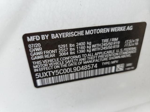 5UXTY5C00L9D48574 BMW X3 Xdrive30i