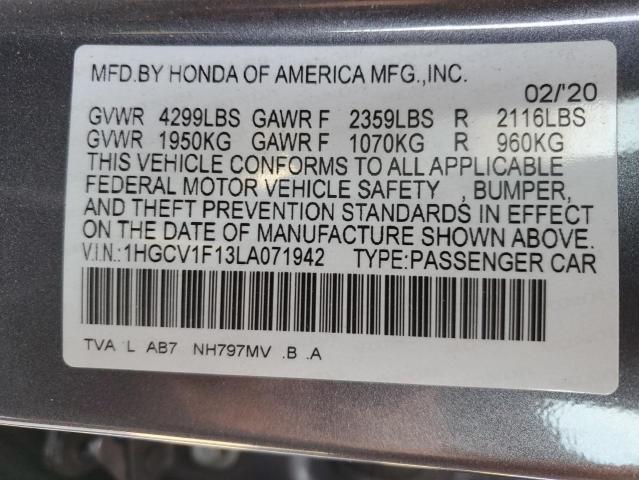 1HGCV1F13LA071942 Honda ACCORD LX