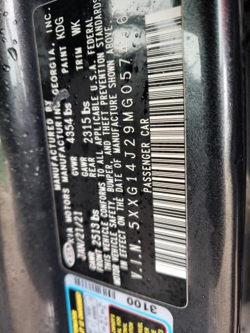 5XXG14J29MG057496 KIA K5 LXS