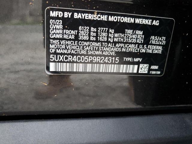 5UXCR4C05P9R24315 BMW X5 Sdrive 40i